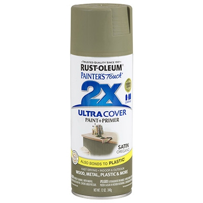Painters Touch 2X Spray Paint, Satin Oregano, 12-oz.