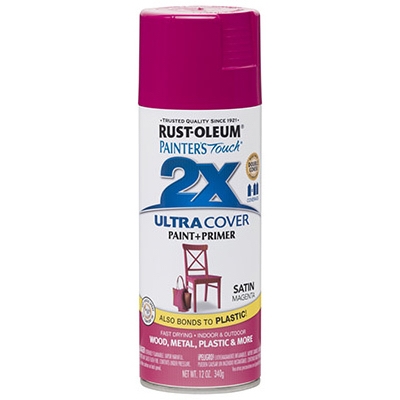 Painters Touch 2X Spray Paint, Magenta, 12-oz.