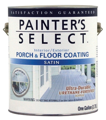 Exterior Satin Porch & Floor Coating, Urethane Fortified, Light Gray, 1-Gal.