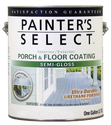 Exterior Semi-Gloss Porch & Floor Coating, Urethane Fortified, Neutral Base, 1-Gal.