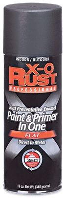 Anti-Rust Enamel Paint & Primer, Black Gloss, 12-oz. Spray