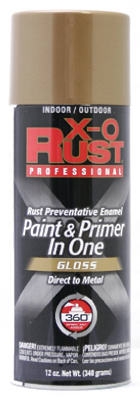 Anti-Rust Enamel Paint & Primer, Bronze Gloss, 12-oz. Spray