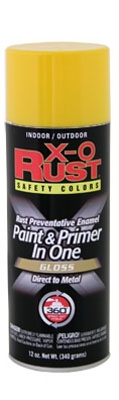 Anti-Rust Enamel Paint & Primer, Safety Yellow Gloss, 12-oz. Spray