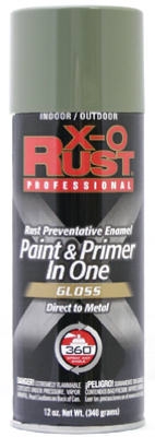 Anti-Rust Enamel Paint & Primer, Reed Gloss, 12-oz. Spray