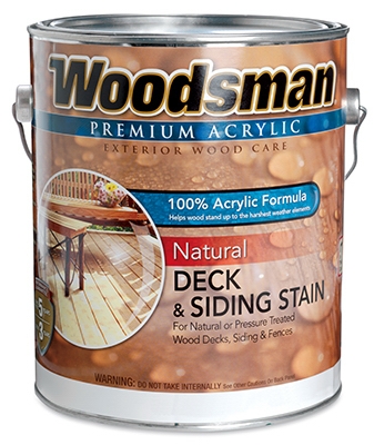 Acrylic Deck, Siding & Fence Stain, Natural Redwood, 1-Gal.