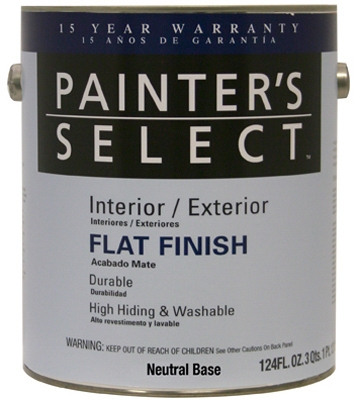 Acrylic Latex Paint, Interior/Exterior, Neutral Base Semi-Gloss, 1-Gal.