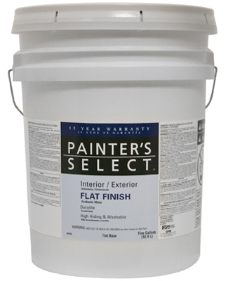 Acrylic Latex Paint, Interior/Exterior, Tint Base Semi-Gloss, 5-Gals.