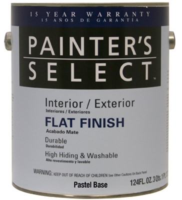 Interior Latex House Paint, Semi-Gloss Pastel Base, 1-Gal.