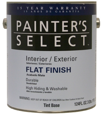 Acrylic Latex Paint, Interior/Exterior, Tint Base Semi-Gloss, 1-Gal.