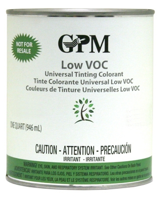 Tinting Colorant, Low VOC, Lamp Black, 1-Qt.