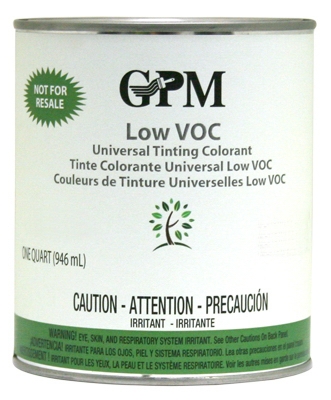 Tinting Colorant, Low VOC, Phthalo Green, 1-Qt.