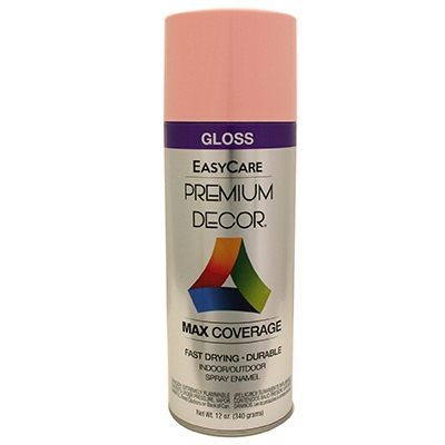 Enamel Spray Paint, Awareness Pink Gloss, 12-oz.