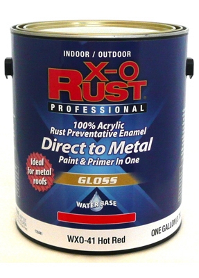 Rust Preventative Paint & Primer, Direct to Metal, Gloss Hot Red, 1-Gal., Must Order in Quantities of 2