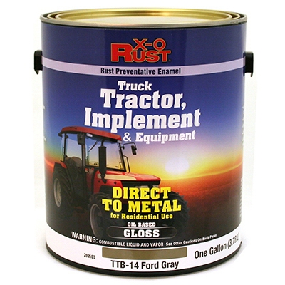 Rust Preventative Paint & Primer, Direct to Metal, Truck, Tractor, Implement & Equipment, Ford Gray, 1-Gal., Must Order in Quantities of 2