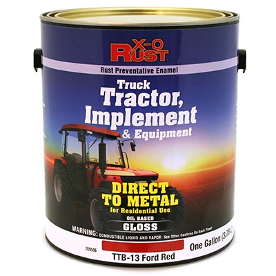 Rust Preventative Paint & Primer, Direct to Metal, Truck, Tractor, Implement & Equipment, Ford Red, 1-Gal., Must Order in Quantities of 2