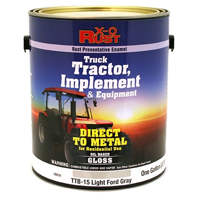 Rust Preventative Paint & Primer, Direct to Metal, Truck, Tractor, Implement & Equipment, Ford Light Gray, 1-Gal., Must Order in Quantities of 2