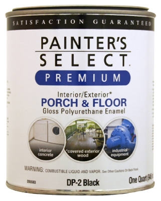 Premium Floor & Trim Gloss Polyurethane Enamel, Dark Gray, 1-Qt.