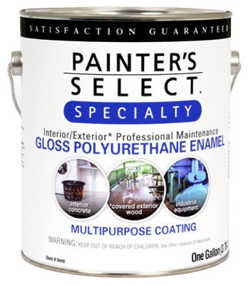 Premium Interior/Exterior Gloss Polyurethane Floor & Trim Enamel, Rich Brown, 1-Gal.