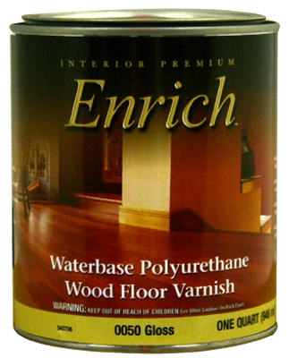 Polyurethane Varnish, Water-Based, Gloss, 1-Qt.