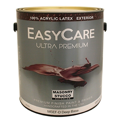Masonry & Stucco Paint, Deep Base Flat, 1-Gal.