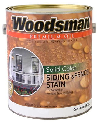 Oil House & Trim Stain, Solid-Color, White, 1-Gal.