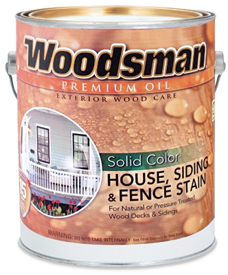 Oil House & Trim Stain, Solid-Color, Brown, 1-Gal.