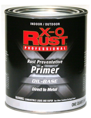 Metal Primer, Oil-Base, Interior/Exterior, Gray, 1-Qt.