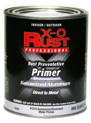 Metal Primer, Waterborne Galvanized/Aluminum, 1-Qt.