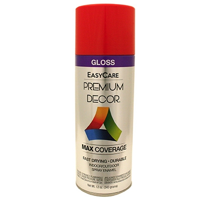 Enamel Spray Paint, Banner Orange Gloss, 12-oz.