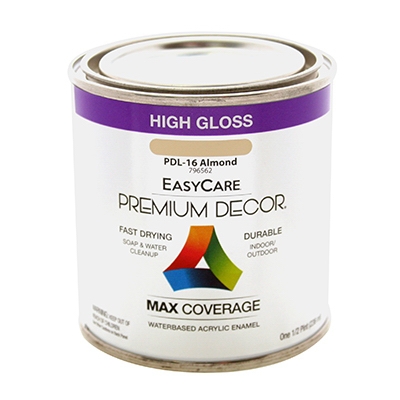 Almond Gloss Enamel Paint, 1/2-Pt.