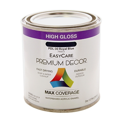 Royal Blue Gloss Enamel Paint, 1/2-Pt.