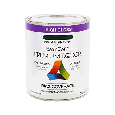 Hunter Green Gloss Enamel Paint, Qt.