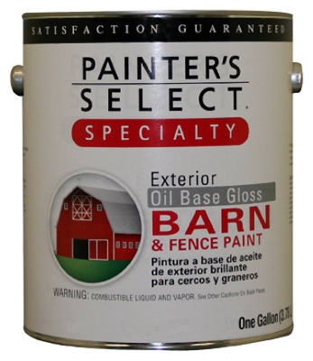 Barn & Fence Paint, Oil-Base, Gloss White, 1-Gal., Must Purchase in Quantities of 2