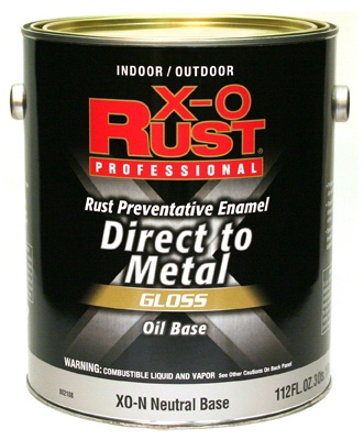 Premium Interior/Exterior Anti-Rust Enamel, Gloss Neutral Base, Oil-Base, 1-Gal.