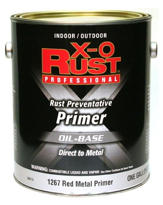 Professional Interior/Exterior Anti-Rust Primer, Red Metal, Oil-Base, 1-Gal.
