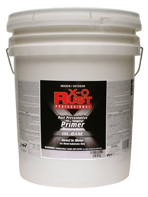 Metal Primer, Interior/Exterior, Red, 5-Gals.