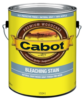 Cabot Bleaching Stain 100% Acrylic - Natural Driftwood Gray - Gallon