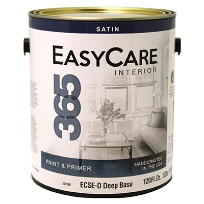 365 Interior Paint/Primer, Satin, Latex, Deep Base, 1-Gal.