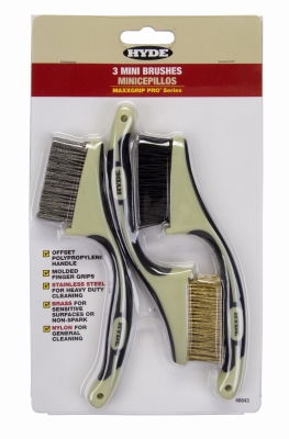 Wire Brush M/Grip 3mini