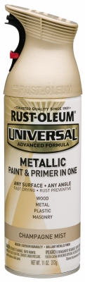 Metallic Spray Paint, Champagne Mist, 11-oz.
