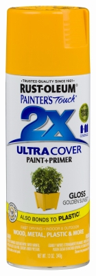 Painters Touch 2X Spray Paint, Gloss Golden Sunset, 12-oz.