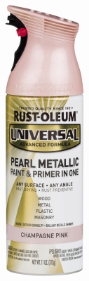 Metallic Spray Paint, Pearl Champagne Pink, 11-oz.