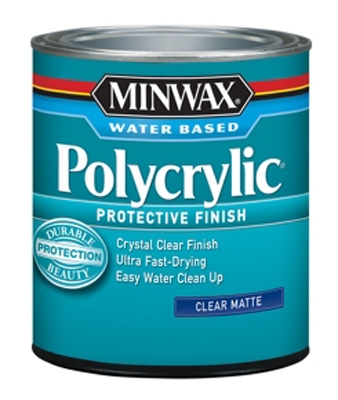 MINWAX POLYCRYLIC PROTECTIVE FINISH - MATTE QUART