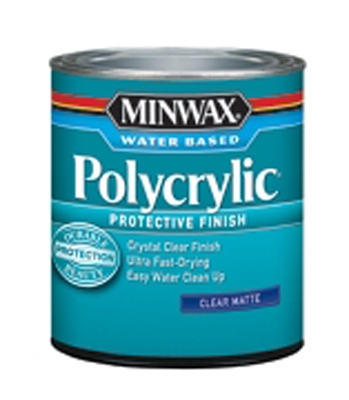 MINWAX POLYCRYLIC PROTECTIVE FINISH - MATTE HALF PINT