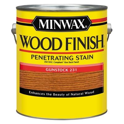 Minwax Wood Finish 250 VOC Compliant Formula, 1 Gallon Gunstock
