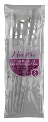 5PC WHT Art Brush Set