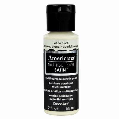 Americana Multi Surface Satin White Birch 2OZ