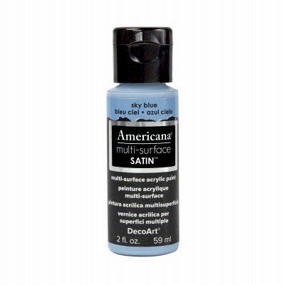Americana Multi Surface Satins Sky Blue 2OZ
