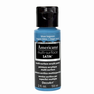 Americana Multi Surface Satins Blue Lagoon 2OZ