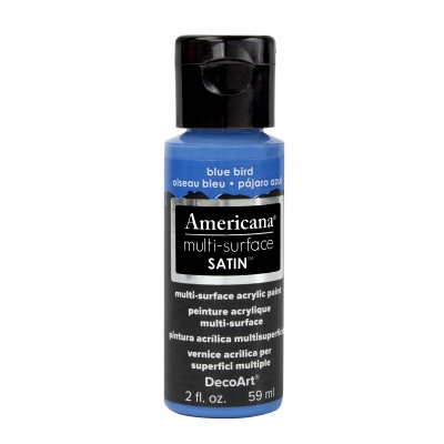 Americana Multi Surface Satins Blue Bird 2OZ